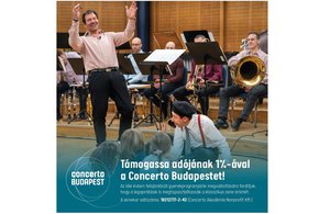 Támogassa adójának 1%-ával a Concerto Budapestet!