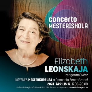 Concerto Mesteriskola Elisabeth Leonskaja zongoraművésszel